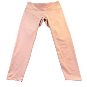Essenza New York Womens Pink High‎ Waist Athletic Yoga Pants Leggings